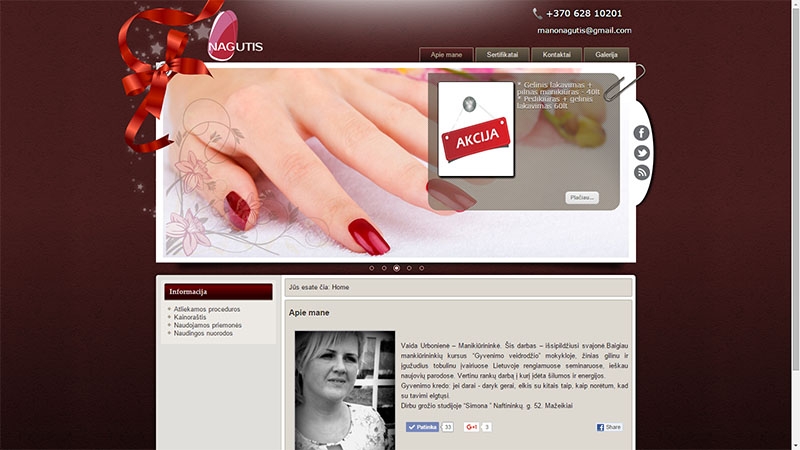 ManikiÅ«ro paslaugos